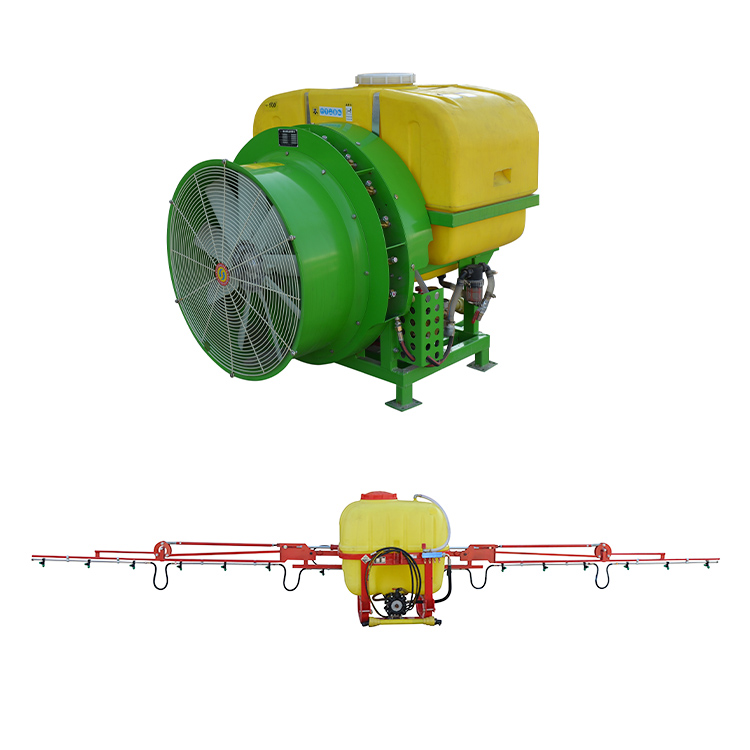 De gedifferentieerde toepassing van boomsproeier en luchtstraalsproeier